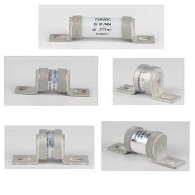 ऑटोमोटिव ईवी बैटरी सिरेमिक कार फ़्यूज़ 250vdc 300a Dc 20ka Bolted
