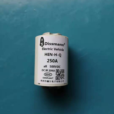 फाइबर पाइप हाई वोल्टेज ऑटोमोटिव फ्यूज UL248 प्रमाणित DC500V 550A HEV