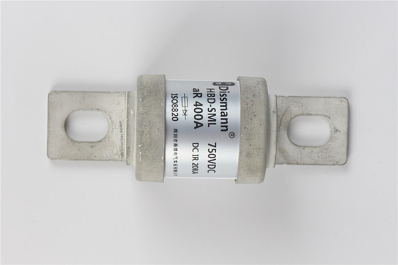 फाइबर पाइप सेमीकंडक्टर प्रोटेक्शन फ्यूज, DC750V 400Amp सिरेमिक BS88 फ्यूज