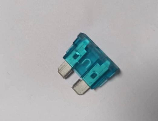 ब्लू उल प्रमाणित DC32V 15A ऑटोमोटिव ब्लेड फ़्यूज़ फास्ट एक्टिंग