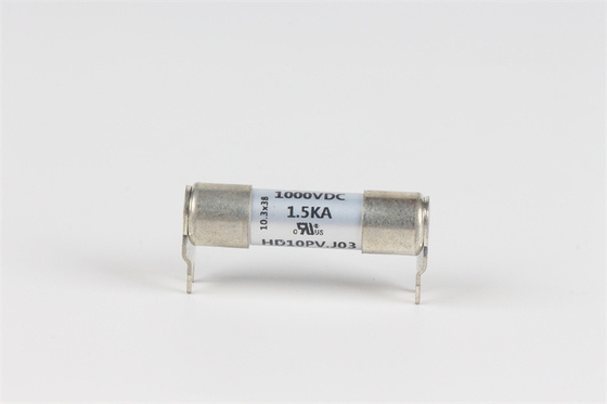 हाई ब्रेकिंग कैपेसिटी डिसमैन फ्यूज 10x38mm, दो पिन सिरेमिक फ्यूज UL प्रमाणित
