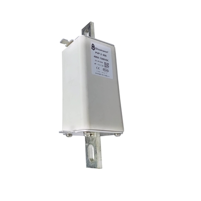 1500VDC सौर PV फ़्यूज़, कॉपर मिश्र धातु पिन के साथ 400 Amp डीसी फ़्यूज़