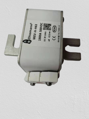 व्हाइट सेमीकंडक्टर प्रोटेक्शन फ्यूज 1800A, 500v सिरेमिक फ्यूज IEC60269